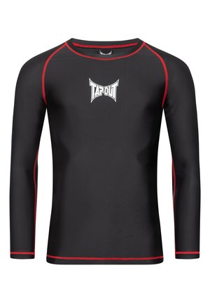 SCHMALE PASSFORM BEDROCK - Long sleeved top - black white red