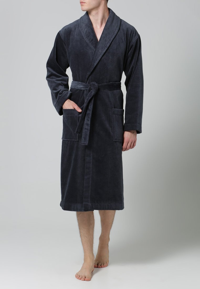 Calida AFTER SHOWER Dressing gown onyx/dark blue Zalando.de