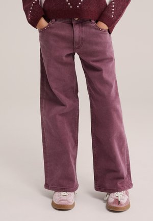 WE Fashion, BLUE RIDGE - Jean coupe décontractée - vintage red