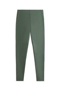 HIGH-RISE COMPRESSIVE CORE CONTROL ANKLE-LENGTH - Leggingek - mottled dark green