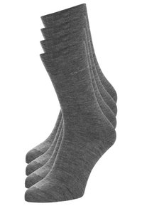 SOFT WOOL 4 PACK - Sukat - light grey/light grey