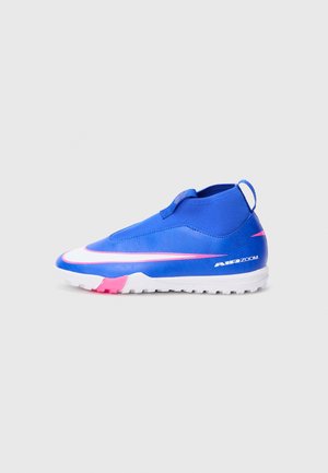 JR MERCURIAL ZOOM SUPERFLY 10 ACADEMY TF UNISEX - Μπότες ποδοσφαίρου για χλοοτάπητα - racer blue/white