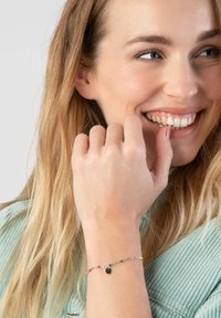 Lucardi REGENBOOG EMAILLE - Armband - silver-coloured