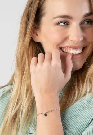 Lucardi REGENBOOG EMAILLE - Armband - silver-coloured