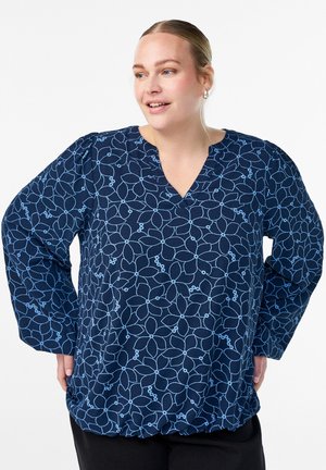 LANGÄRMELIGE - Blouse - navy
