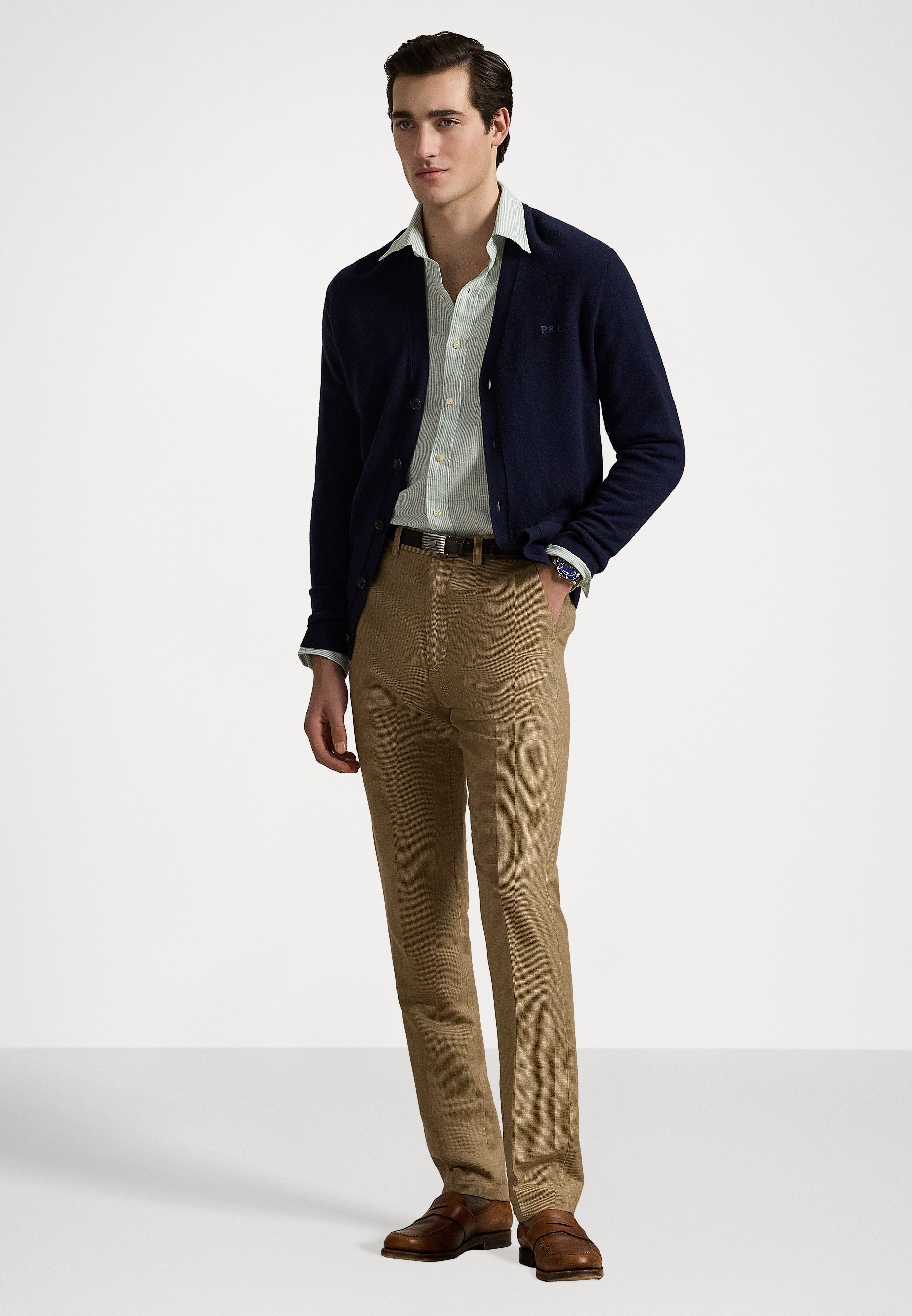Polo Ralph Lauren STRAIGHT FIT HOUNDSTOOTH TWILL TROUSER
