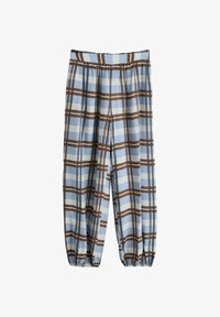 Sélectionné, blue/chocolate check