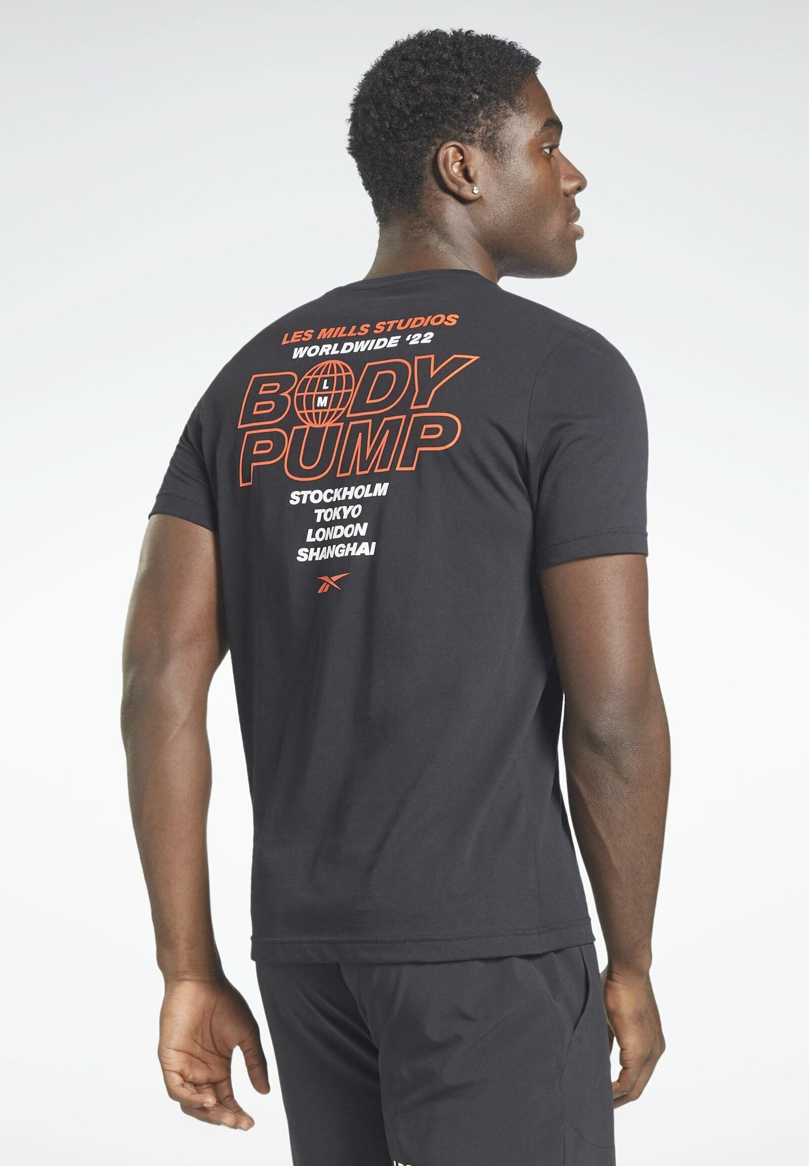 Reebok T-shirt con stampa - black/nero - Zalando.it