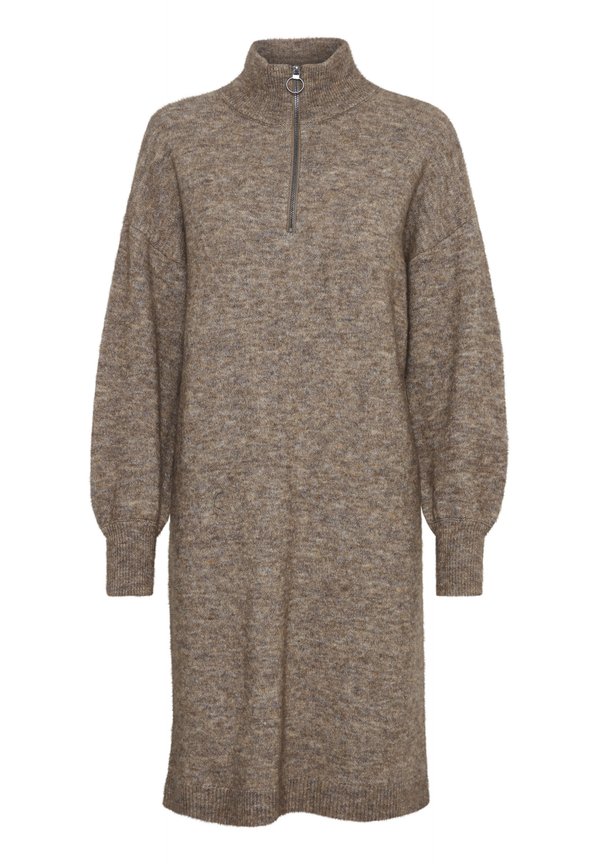 FRSANNY - Jumper dress - tiger's eye melange3