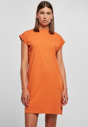 TURTLE EXTENDED SHOULDER - Vestido ligero - vintageorange