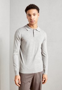INDICODE JEANS - BARNER - Poloshirt -  grey mix Miniatuurafbeelding 1