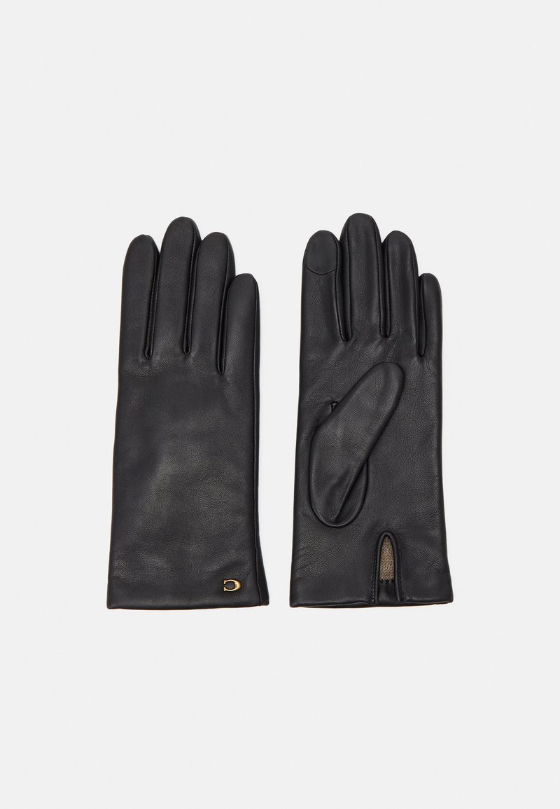 Coach SCULPTED SHORTTECH GLOVE Gloves black Zalando.ie