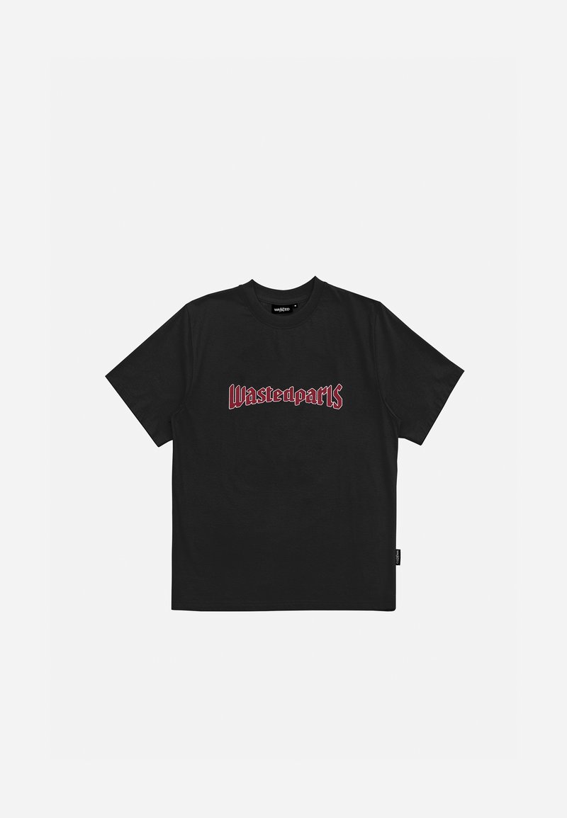 Wasted Paris T-shirt print zwart