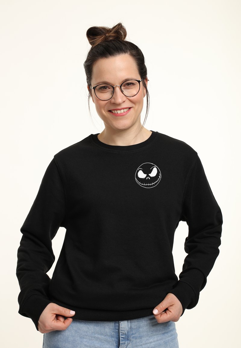 Disney NIGHTMARE BEFORE CHRISTMAS JACK POCKET SCRIBBLE - Sweatshirt - black