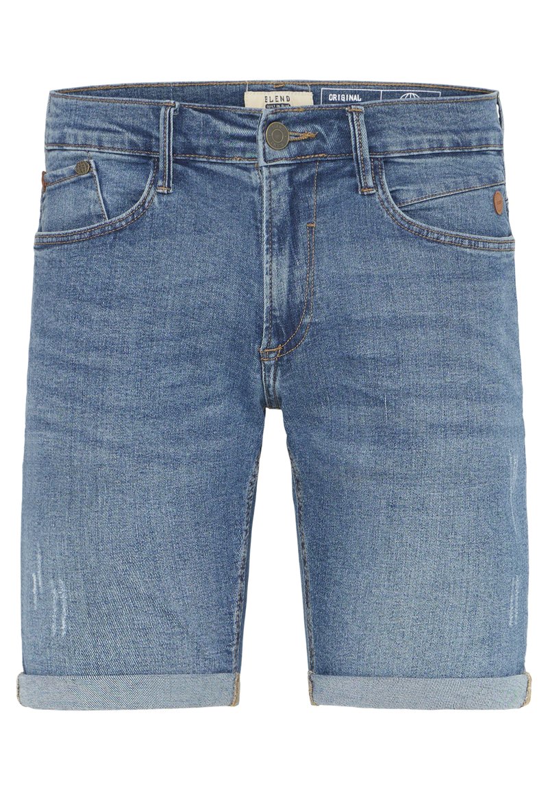 BLEND DENM SHORTS TWSTER FT - Pantalon scurț de bărbaț - albastru