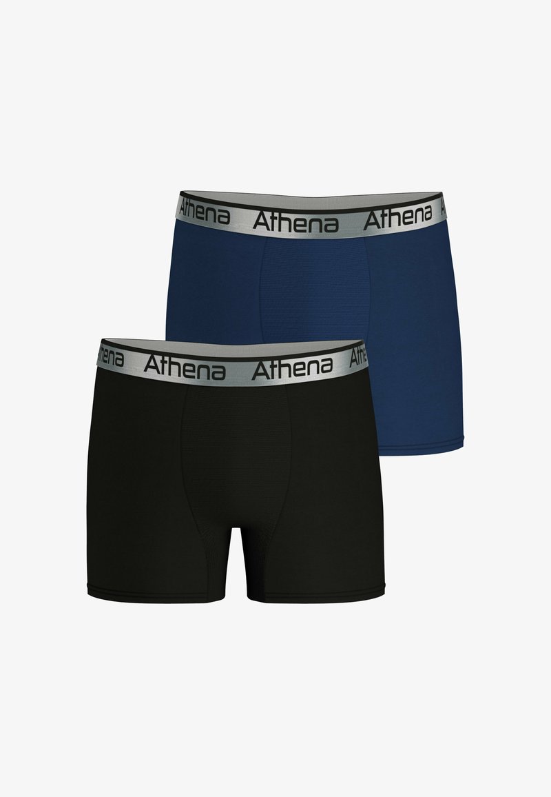 Athena LOT DE 2 STRETCH ADJUST - Caleçon - noir bleu