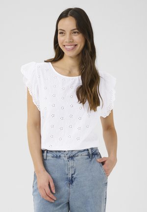 CRMITTA BRODERI ANGLAIS FRILL
 - Blouse - snow white
