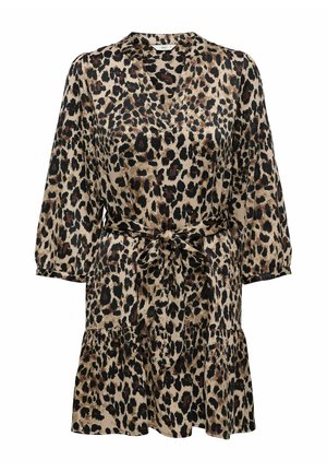 ONLY, DRESS ONLALENA SHORT DRESS - Robe de jour - pumice stone
