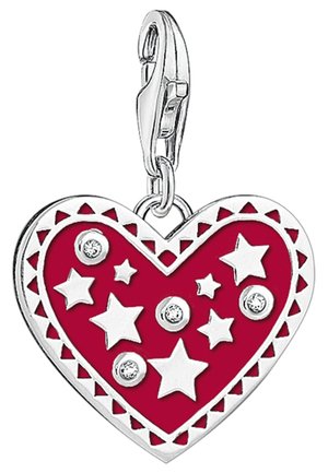HERZ MIT STERNEN - Pendentif - silver-coloured