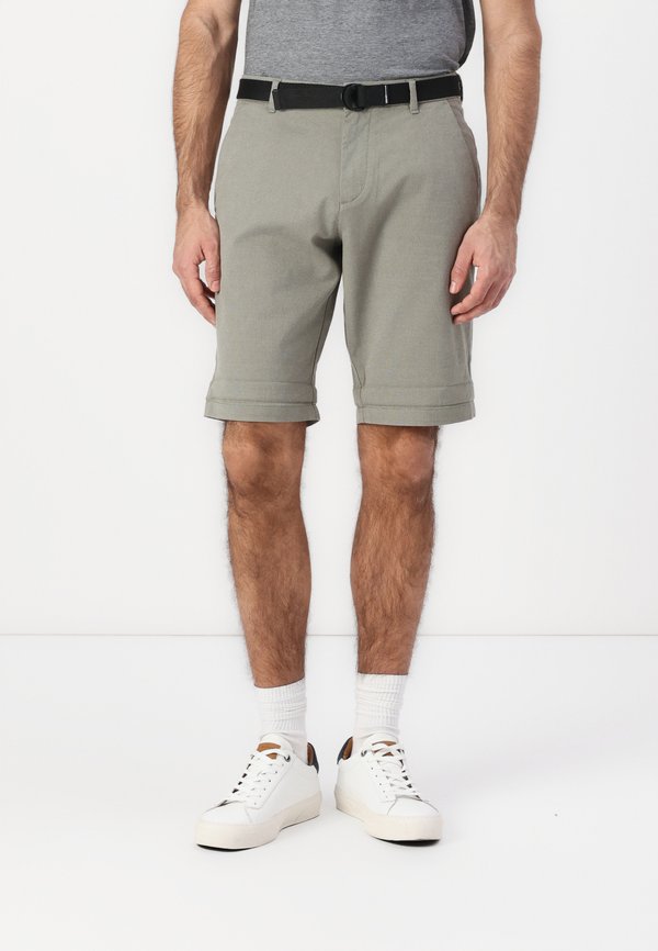 REGULAR STRUCTURED  - Shorts - olive