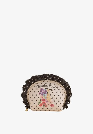 Cath Kidston, WALLACE AND GROMMIT HALF MOON POUCH - Punge - ecru spot
