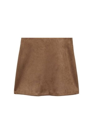 Mango Gonna a campana - light brown