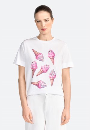 Print T-shirt - white