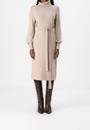Gebreide jurk - beige