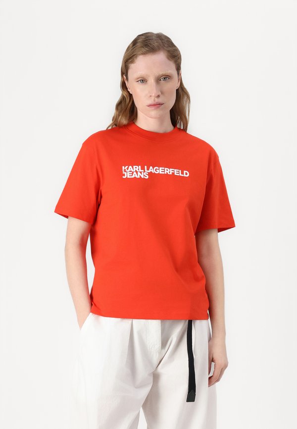 ESSENTIAL TEE - Print T-shirt - poinciana