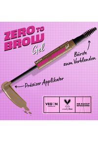 NYX Professional Makeup NYX PROFESSIONAL MAKEUP ZERO TO BROW AUGENBRAUENGEL - Gel sourcils - ash blonde
