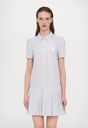 ROBE - Vestido camisero - blue/white