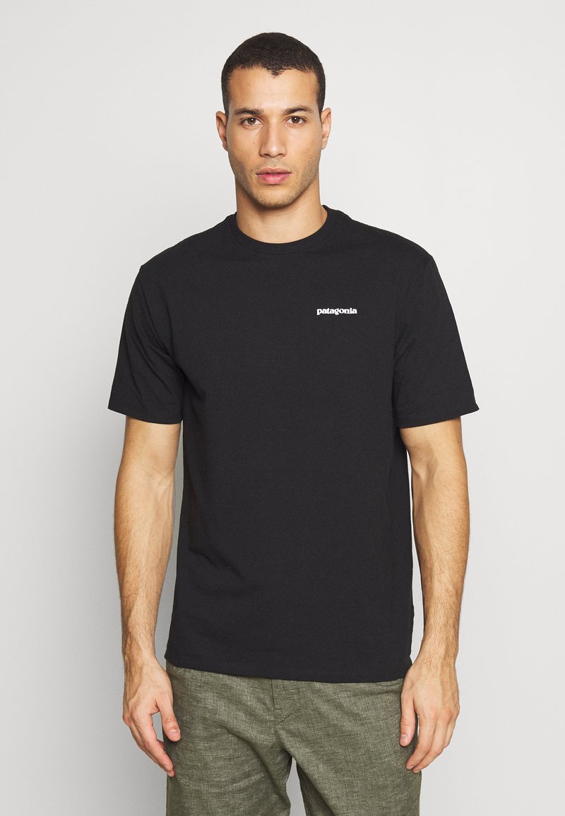 Patagonia P-6 LOGO RESPONSIBILI-TEE - Triko s potiskem - black