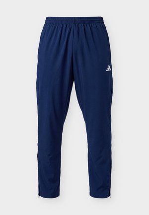 adidas Sportswear, ESSENTIALS SMALL LOGO STANFORD LITE TAPERED OPEN HEM PANTS - Jogginghose - team navy blue 2/white