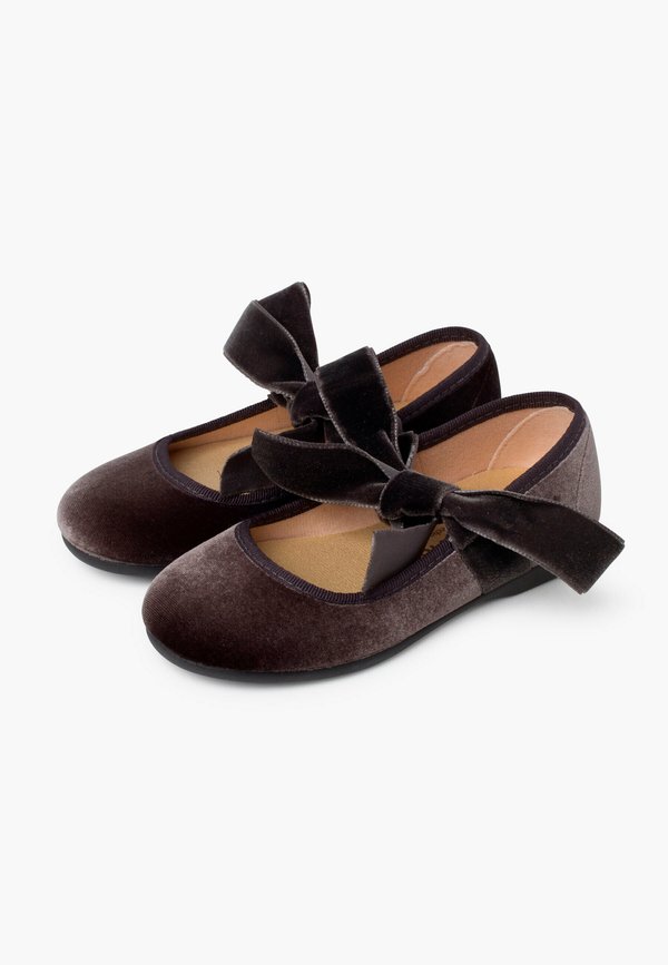 Riemchenballerina – anthracite