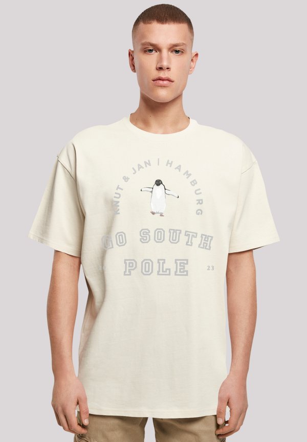 PINGUIN KNUT JAN HAMBURG - T-Shirt print - sand