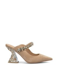 Escarpins Talons Hauts Couleur Camel - Pointure 38 Ou 39, Synthétique | Neufs Avec Petits Défauts
