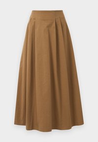 ONLVENICE PLEAT CHINO SKIRT - Falda larga - tigers eye