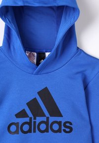 adidas Performance LOGO HOOD - Luvtröja - blue/black