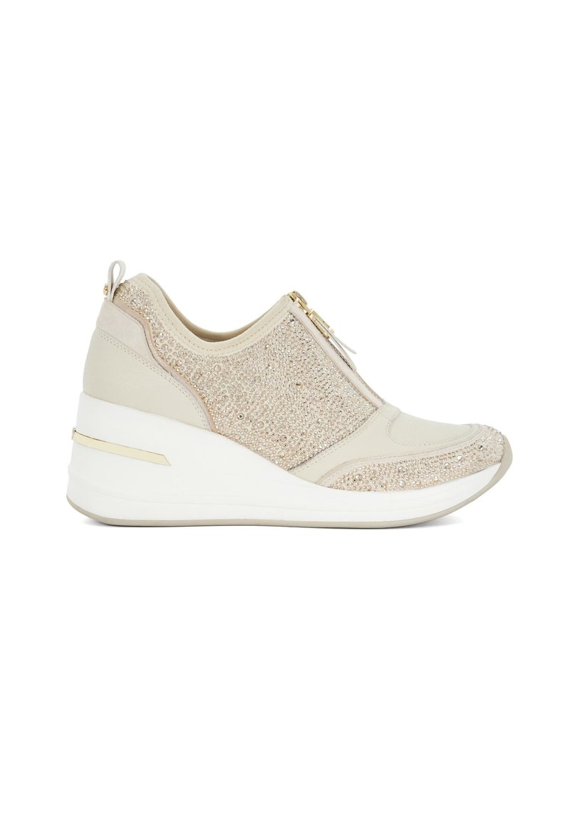 Dune London ELSHA - Baskets basses - ecru