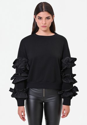 Rinascimento, FELPA TINTA UNITA - Sweatshirt - black