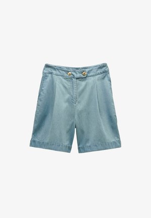 Tom Joule, REGULAR FIT - BAY SMART TAILORED SHORTS - Jeans Shorts - blue tencel