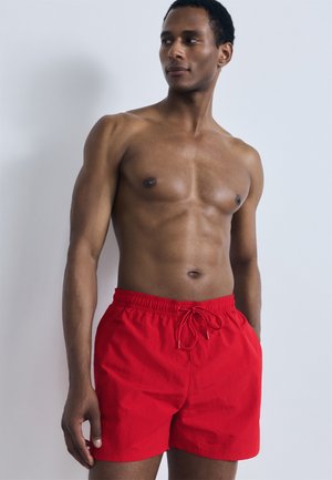 ESSENTIALS MEDIUM DRAWSTRING - Shorts da mare - medium red