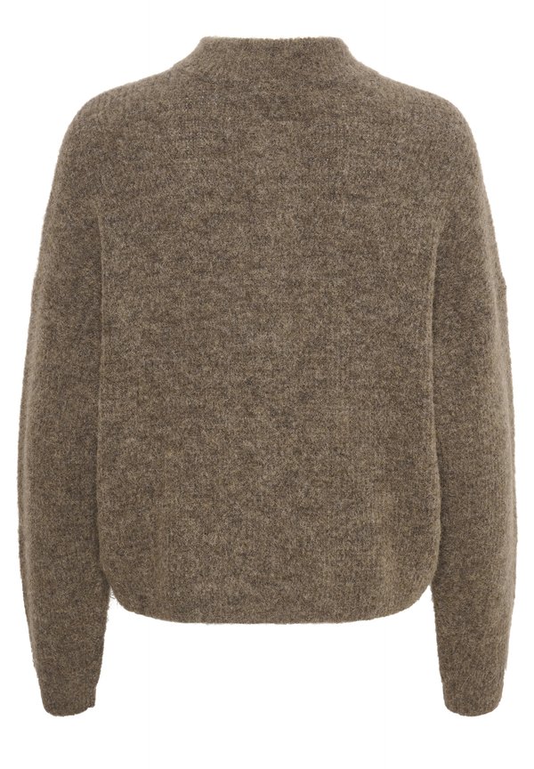 ALPHA CARDIGAN - Cardigan - dark sand melange4