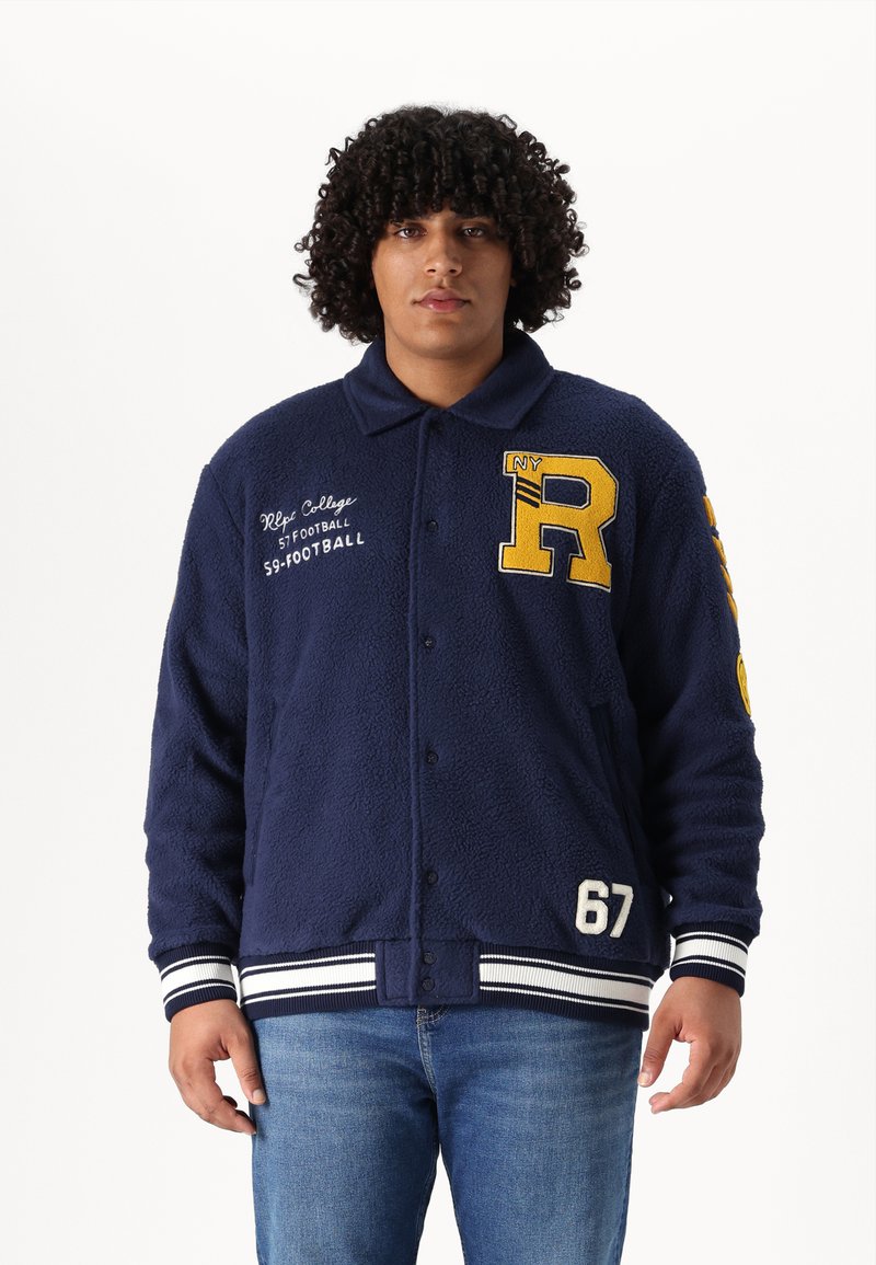 Polo Ralph Lauren Big & Tall LONG SLEEVED - Casaco polar - cruise navy