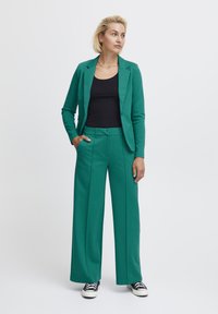 ICHI KATE SUS OFFICE PA - Kalhoty - quetzal green
