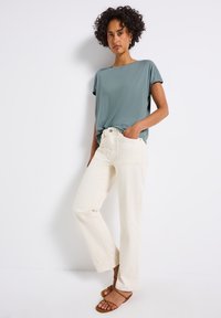 Street One MIT DETAIL - T-shirt print - blau