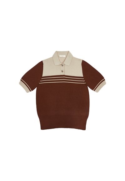 Slowear ZANONE - Poloshirt - natural brown
