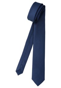WILLEN UNI BI-COLOR - Krawatte - marine