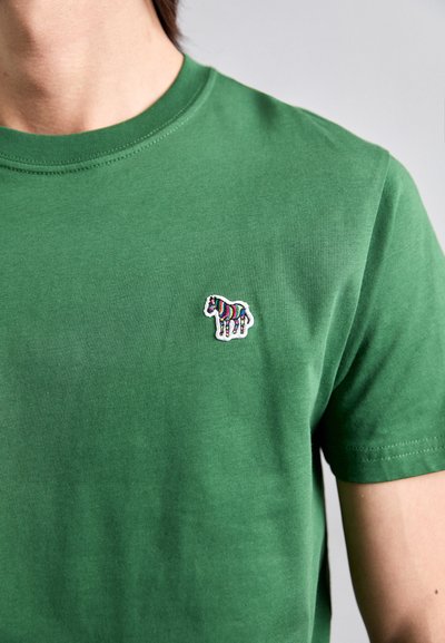 PS Paul Smith SLIM FIT ZEBRA - T-shirt basique - green