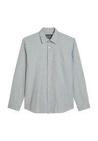 KENT COLLAR LONG SLEEVES NO POCKET ROUND HEM - Shirt - kent collar long sleeves no pocket round hem